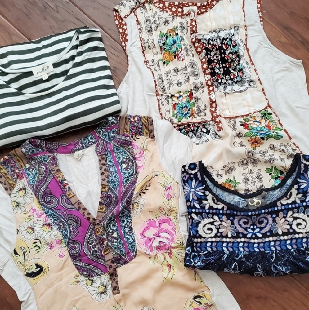 Anthropologie Shirt Bundle Size Medium/X-Large